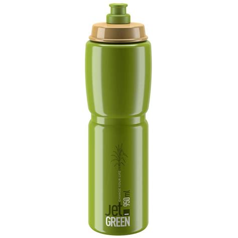 Elite Bidón Jet Green Verde 950ml Hispano Racing Los Mejores