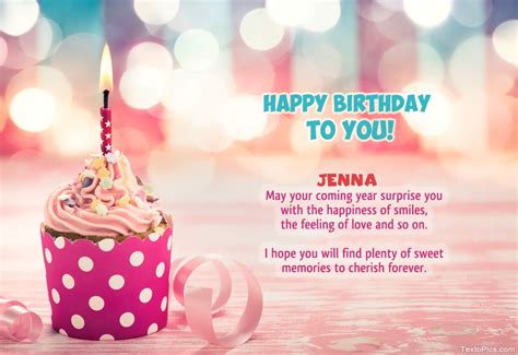 Happy Birthday Jenna Pictures Congratulations