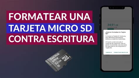 Como Formatear Una Tarjeta Sd Que Esta Protegida Contra Escritura