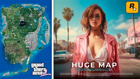 GTA 6 Map LEAKED Size Locations AND More YouTube