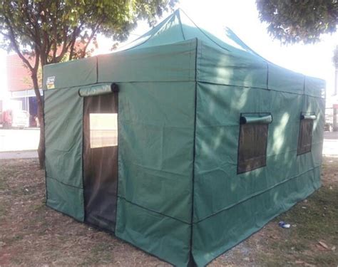 Tenda Sanfonada Camping 4 5x3 Nylon600 GOIANIA TENDAS Gazebo