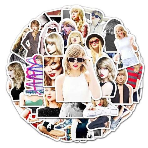 Star Singer Taylor Swift Stickers Taylor Swift Vinyl Sticker Paper