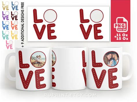 Love Photo Frame Mug Valentine Mug Png Picture Mug Template Etsy In 2023 Mug Template Mugs