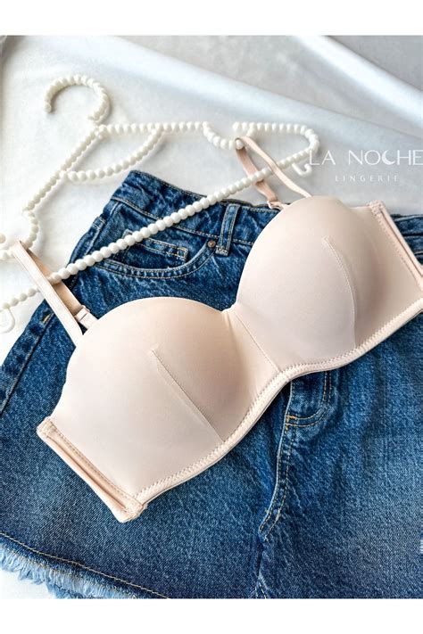 La Noche Lingerie Ten Rengi Toparlayıcı Lotus Dolgusuz Straplez Sütyen Fiyatı Yorumları Trendyol