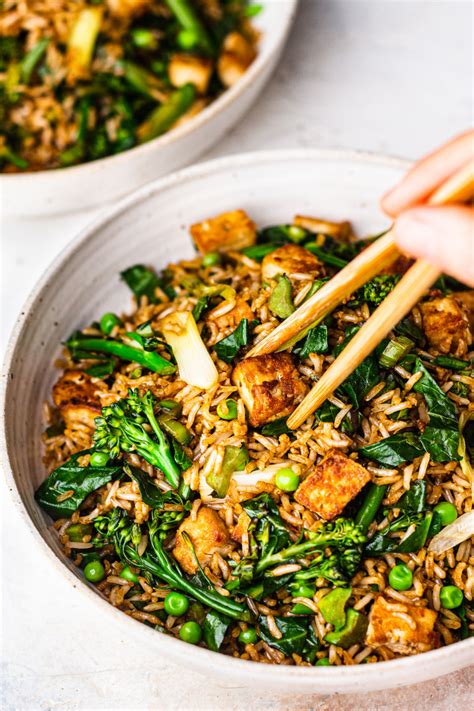 Vegan Fried Rice With Spring Vegetables Veganfanatic