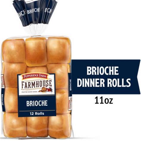 Pepperidge Farm Farmhouse® Brioche Dinner Rolls 12 Rolls 11 Oz Bag 11 Oz Kroger