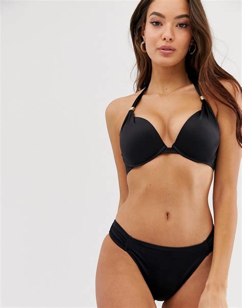 DORINA Synthetic Super Push Up Bikini Top In Black Lyst