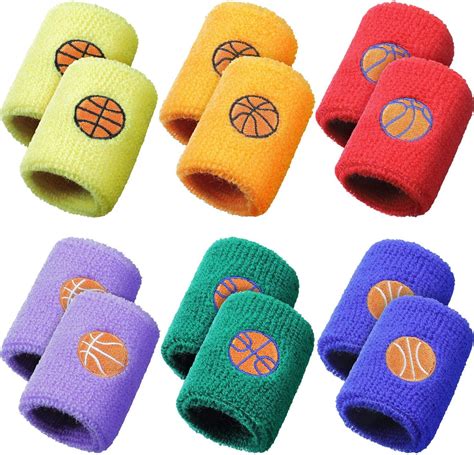 Amazon.com: 24 Pieces Sports Wristbands for Kids, Colorful Wrist ...