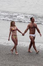 Ludivine Sagnier In Bikini On The Set Of The New Pope On The Beach In