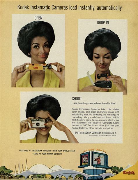 Kodak Instamatic Cameras 1964 Ad Rvintageads