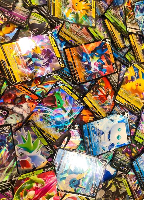 Pokemon Cards Bundle X Ultra Rare V God Pack Genuine Joblot Free