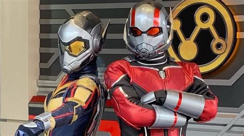 PHOTOS: Ant-Man and the Wasp Debut Socially Distant Appearance at Hong ...