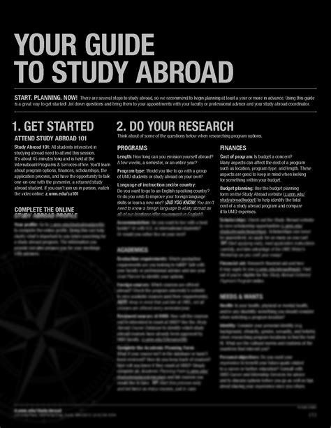 Solution Study Abroad Guide Studypool