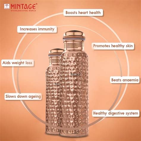 The Health Benefits Of Drinking Out Of A Copper Water Bottle Are Endless Copper Water Bottle