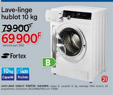 Promo Lave Linge Hublot Kg Fortex Chez But Icatalogue Fr