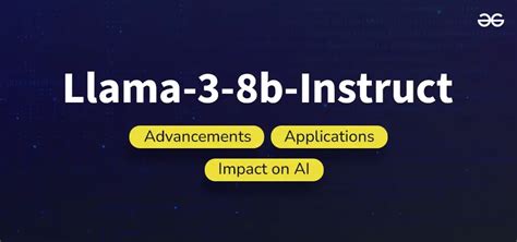 Exploring Llama 3 8b Instruct Advancements Applications And Future