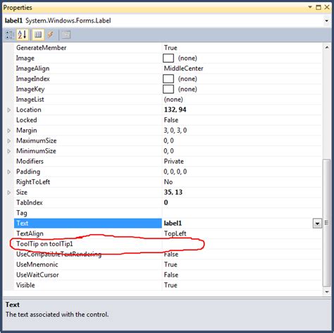 C How Can I Add A Hint Or Tooltip To A Label In C Winforms Syntaxfix