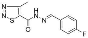 N 4 FLUOROBENZYLIDENE 4 METHYL 1 2 3 THIADIAZOLE 5 CARBOHYDRAZIDE