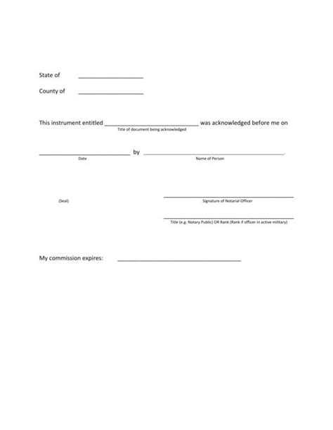 Free 14 Notary Statement Samples And Templates In Pdf Ms Word