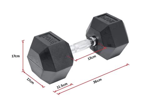 Hex Dumbbell Weight Hexagonal 20KG* – Paktec.nz