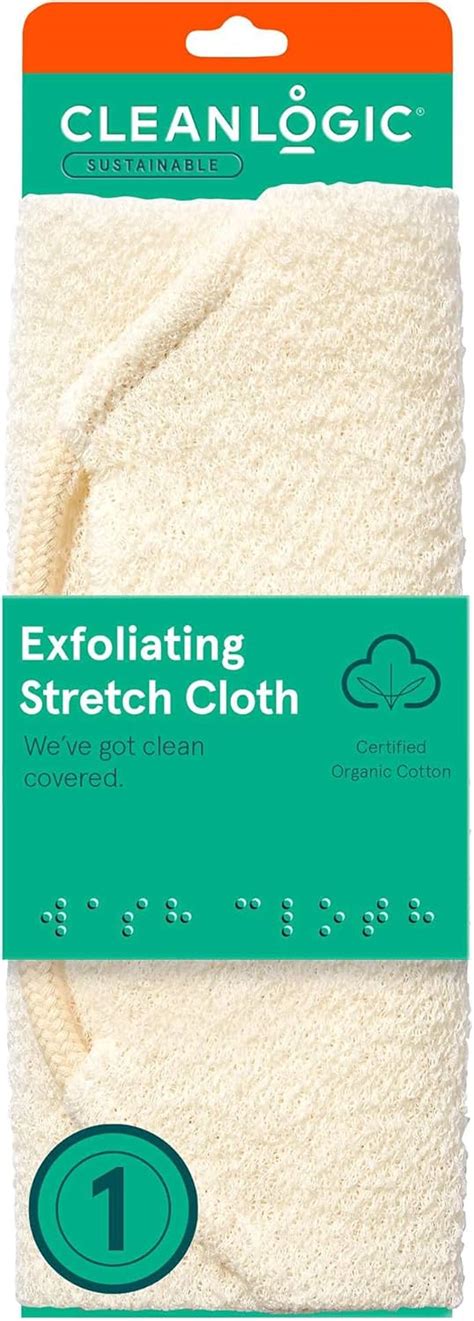 Care By Clean Logic Exfoliating Stretch Wash Cloth Cleansing Cloth