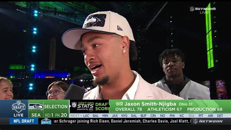 Jaxon Smith-Njigba Reflects On Being Drafted By Seahawks