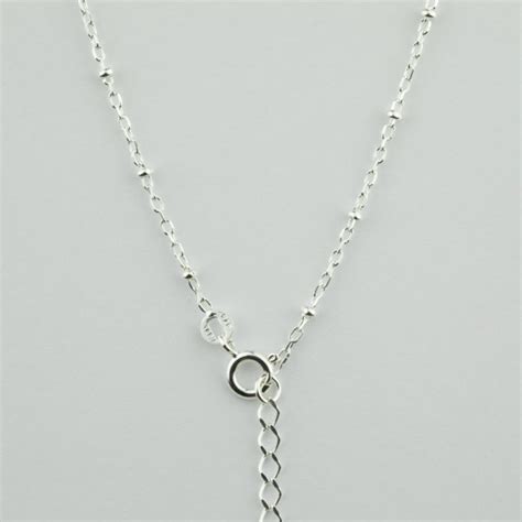 Collier forçat bille 1 50mm Argent 925 40 5cm x1 la Perlerie 22