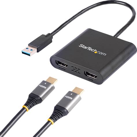 Amazon Displayport To Dual HDMI Adapter 4K 60Hz Display Port To