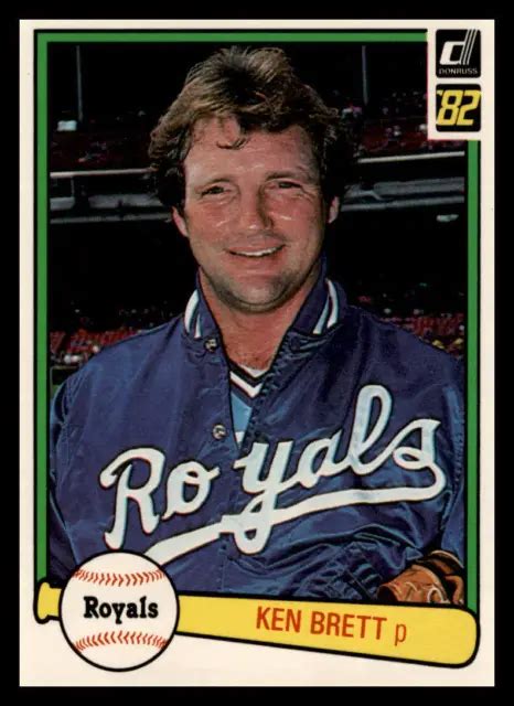 CARTE DONRUSS KEN Brett Kansas City Royals 1982 364 EUR 1 08 PicClick FR