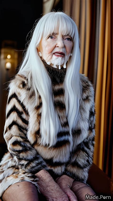 Porn Image Of Sitting 90 Looking At Viewer White Hair Caucasian Fur