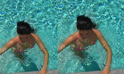 Kylie Jenner Sets Hearts Racing In Tiny Pink Bikini