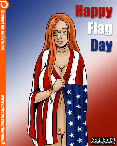Flag Day Amy By Karmagik Hentai Foundry