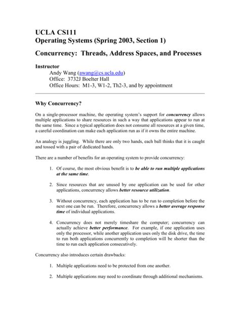 Cs111—operating System Principles