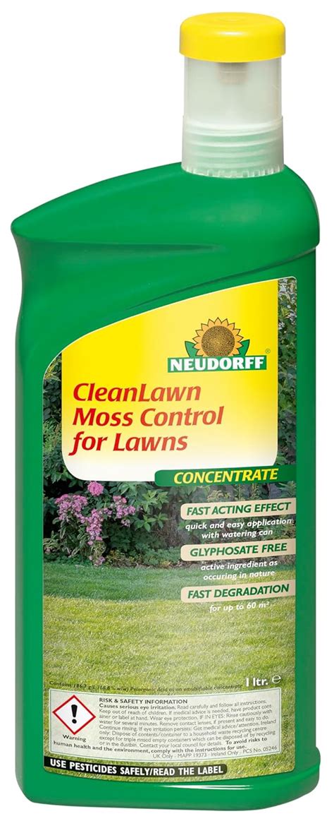 Neudorff Cleanlawn Moss Killer For Lawns Concentrate L Liquid Moss