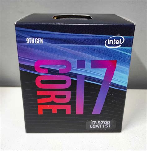 Intel Core I7-9700 Desktop Processor 8 Cores 4.7 GHz LGA1151 Computer ...