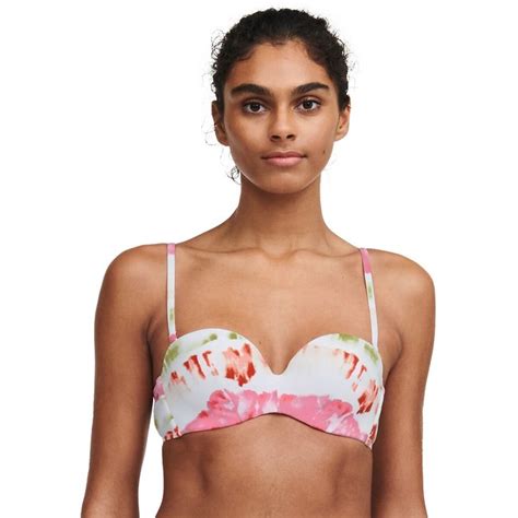 Bikini Oberteil Jenna Bandeau Form Batikdruck Passionata La Redoute