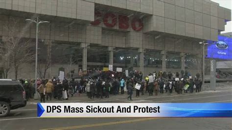 Dps Mass Sick Out And Protest Held Youtube