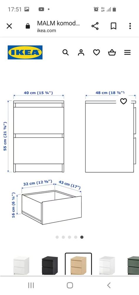 Ko Ikea Malm X Z Materacem Szufladami I Szafkami Nocnymi