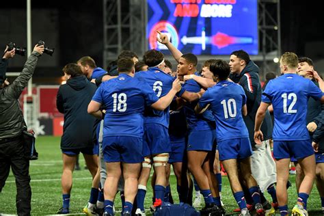 Rugby Revivez En Images La Victoire Des Bleuets Sur Le Pays De