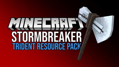 Minecraft Mcu Stormbreaker Trident Java Edition Resource Pack Youtube