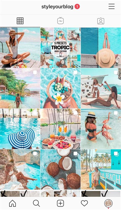 TROPIC 10 Presets Mobile Desktop Lightroom For Instagram Etsy