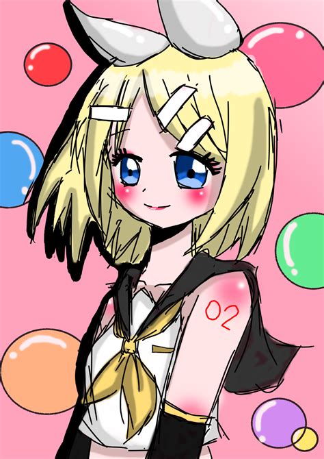 鏡音リン Kagamine Rin 🍊鈴控 插图 Art Street