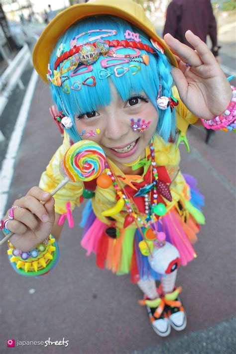 Decora Girl Japanese Street Fashion In Harajuku Tokyo Japan