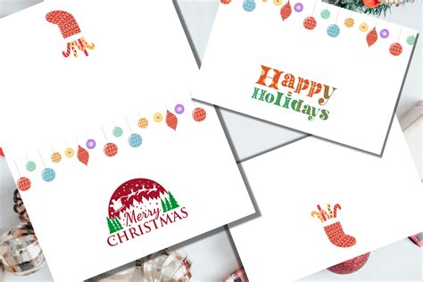 Printable Holiday Greeting Cards Graphic by Neel Artistry · Creative ...