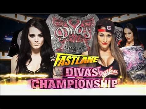 Fastlane 2015 Nikki Bella Vs Paige Full Match en Español Vídeo