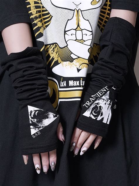 Cdjapan Victim Black Arm Warmer M Sd Sex Pot Revenge Apparel