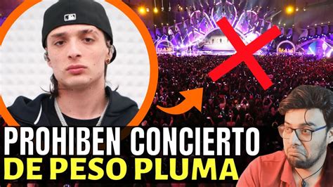 Piden CANCELAR concierto de PESO PLUMA en Festival de Viña del Mar en