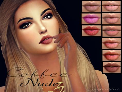 The Sims Resource Coffee Nude Lipstick With Teeth