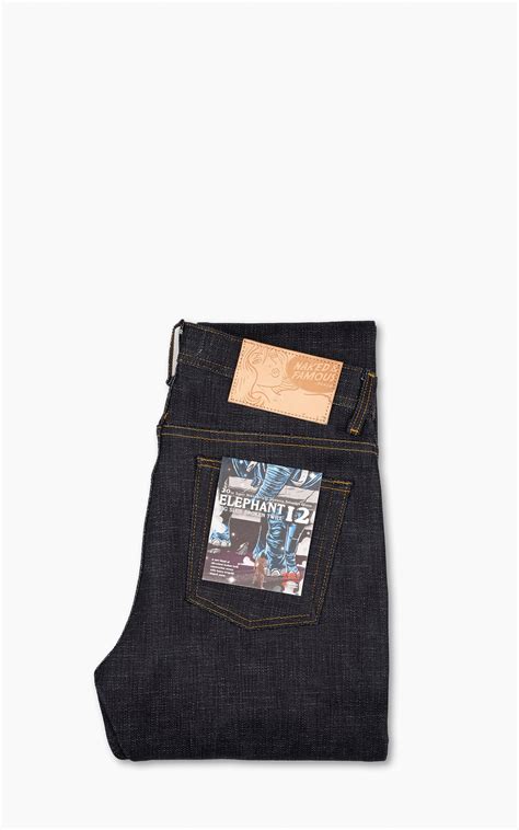 Naked Famous Denim Weird Guy Elephant 12 Indigo 20oz Cultizm