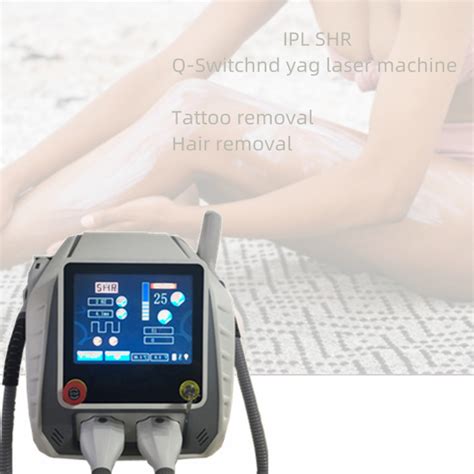 Portable In Hair Removal Tattoo Removal Ipl Laser Q Switch Nd Yag